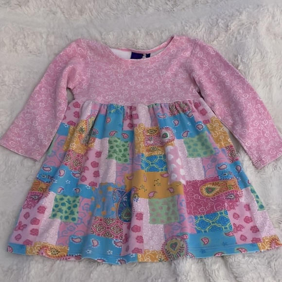 GIRLS PAISLEY PRINT MATCHING LONG SLEEVE SET - Picture 2 of 8